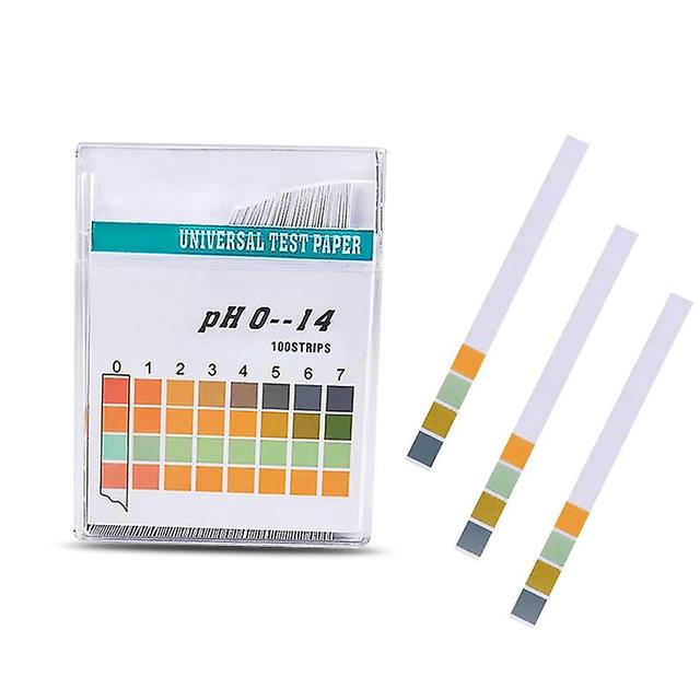 Atuto Universal Ph 0-14 100stk Medicinsk lakmusprøvepapir Body Ph teststrimler alkalisk syre vand spyt urin Særlige indikatorpapirer 1 æske 100 str... on Productcaster.