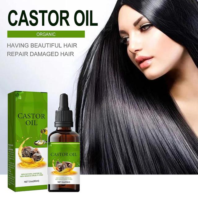 HOH Organic Castor Oil, Natural Cold Pressed Castor Oil, Black Castor Oil, Black Castor Oil For Liver Detox, Pure Cold Pressed Unrefined Castor Oil... on Productcaster.