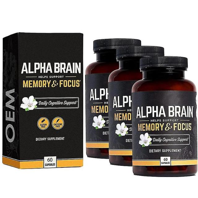 2024 New Brain Memory & Focus 180capsules Supplement For Men & Women on Productcaster.