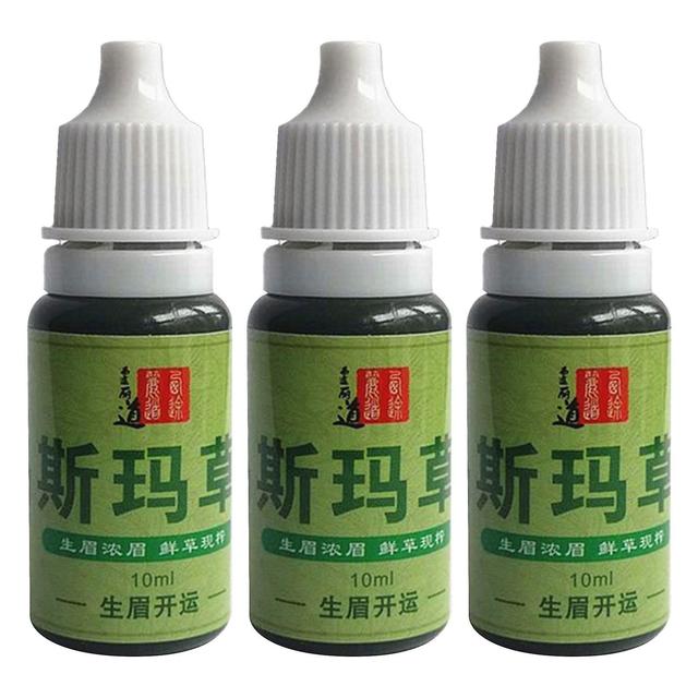 Hongyexin 3pcXinjiang Usma Grass Juice, Eyebrow, Straw Mash, Thick Eyelashes, Fresh Usman, Hair Line, And Increased Beard 3x10ml on Productcaster.