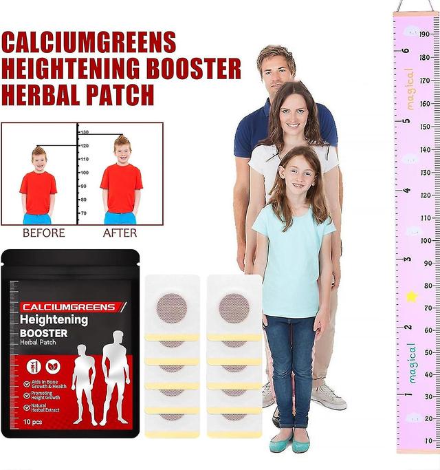 Heightening Booster Herbal Patch, Calcium Greens Heightening Booster Herbal Patch, Plantar Acupuncture Point Heightening Patch 20pcs on Productcaster.