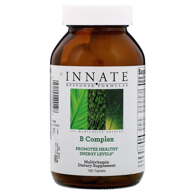 Innate Response Formulas Formule di risposta innate, complesso B, 180 compresse on Productcaster.