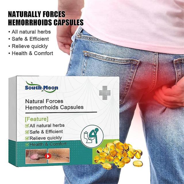 Herbal Hemorrhoids Capsules Réparation Traitement Anal Mixte interne Externe Hemorroïdes Piles Enlèvement Soulager la fissure Capsules de douleur on Productcaster.