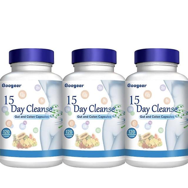 3bottles 15 Day Cleanse - Gut and Colon Support,Advanced Gut Cleanse Detox on Productcaster.