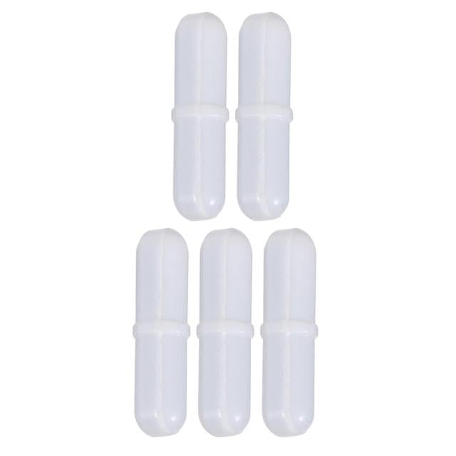 5pcs Magnetic Stirrer Mixer Stir Bars Stirring Bars White Stir Rod Bars 3.00X0.80X0.80CM on Productcaster.