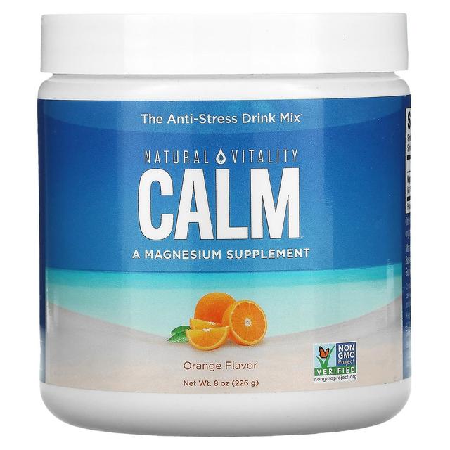 Natural Vitality, CALM, The Anti-Stress Drink Mix, Orange, 8 oz (226 g) on Productcaster.