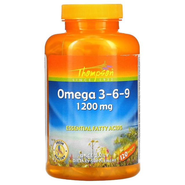 Thompson, Omega 3-6-9, 1200 mg, 120 Softgels on Productcaster.