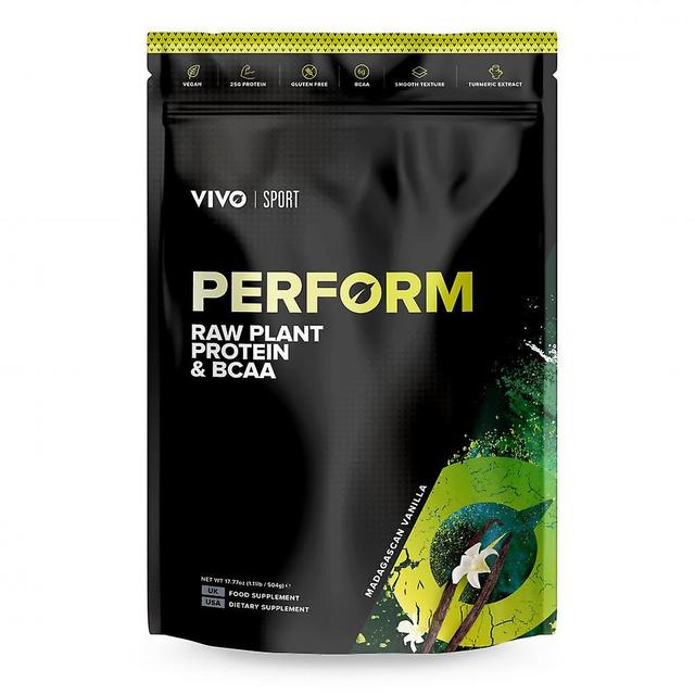 Vivo life utför rå växtprotein & bcaa madagaskisk vanilj 504g on Productcaster.