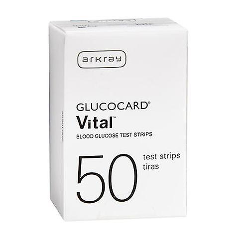 ArkRay Glucocard Vital Blood Glucose Test Strips, 50 Each (Pack of 1) on Productcaster.