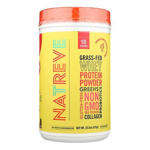 Natreve 100% New Zealand Whey Powder, French Vanilla Wafer Sundae, 29.6 Oz (Pack of 1) on Productcaster.