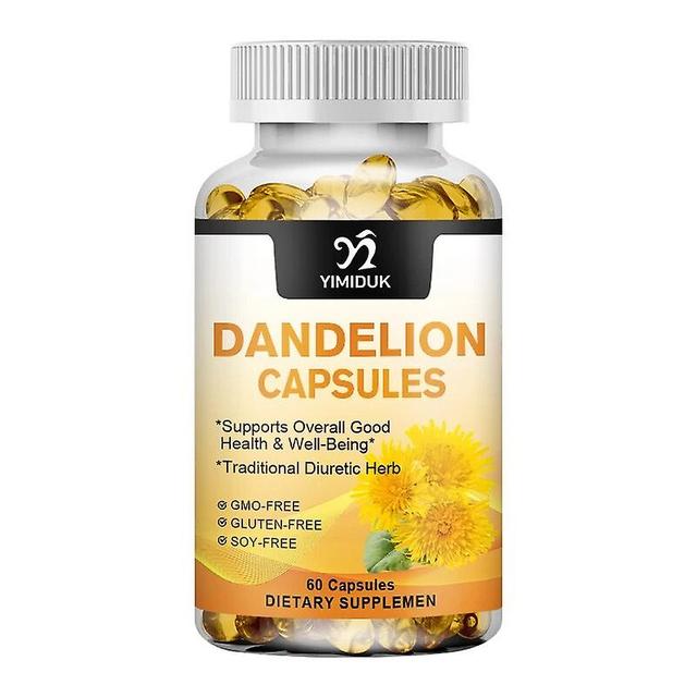 Visgaler Dandelion Root Capsules Liver Detoxification Immunity Boost Dietary Supplement Protect Liver Support Health 1 Bottles 120pcs on Productcaster.