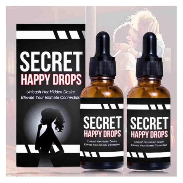 Secret Happy Drops, Pleasure Oral Peak Drops, Happy Hormones Drops Women Men, Enhancing Sensitivity Pleasure BFQ 2pcs on Productcaster.