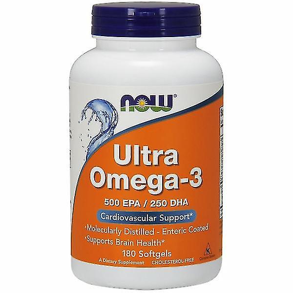 Nu livsmedel Ultra Omega -3, 180 Sgels (Förpackning med 1) on Productcaster.