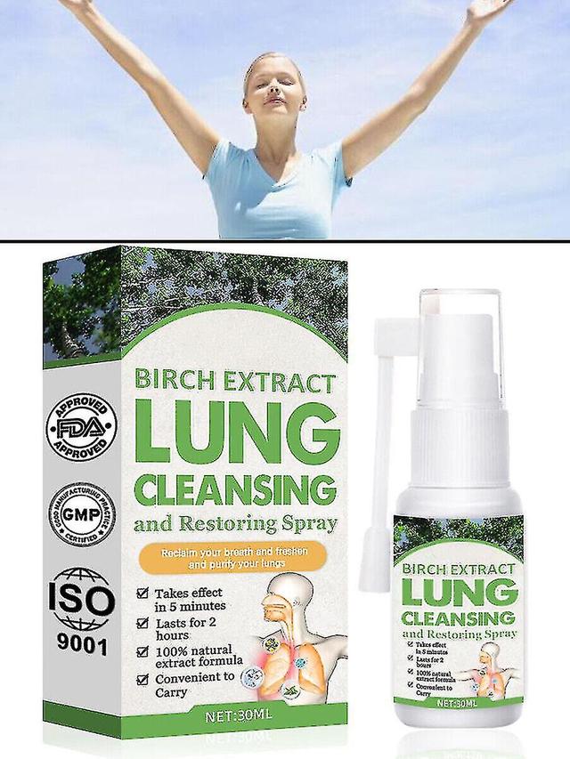 Herbal Lung Clearing e Repair Spray para Lung Health Essence Drops on Productcaster.