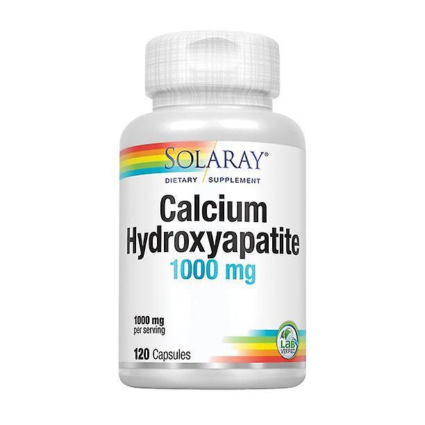 Solaray calcium hydroxyapatite 1000mg | highly advanced calcium supplement to help support healthy bones & teeth 120 caps on Productcaster.