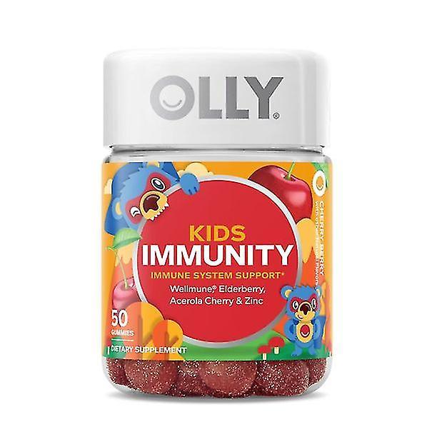 Olly deti imunita podpora gummy, wellmune + baza baza, čerešňa, 50 ct on Productcaster.