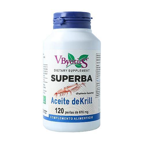 Vbyotics Krill Oil (Superba) 120 softgels of 618mg on Productcaster.