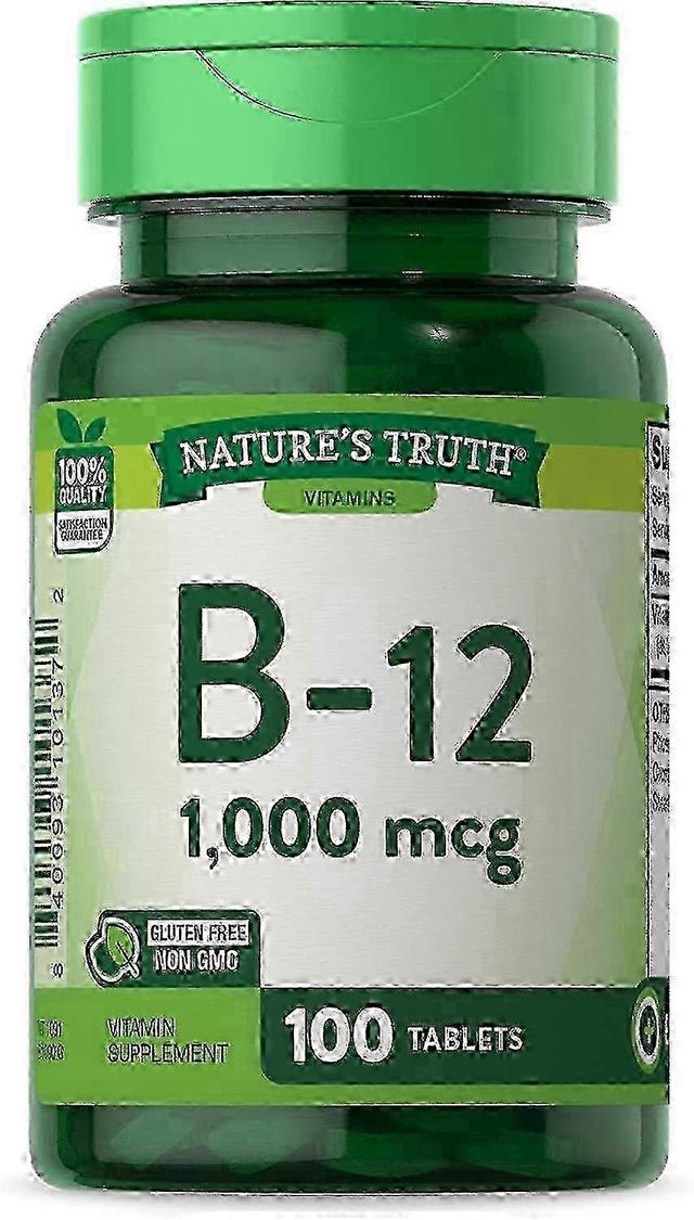 Nature's truth vitamin b-12, 1000 mcg, tablets, 100 ea on Productcaster.