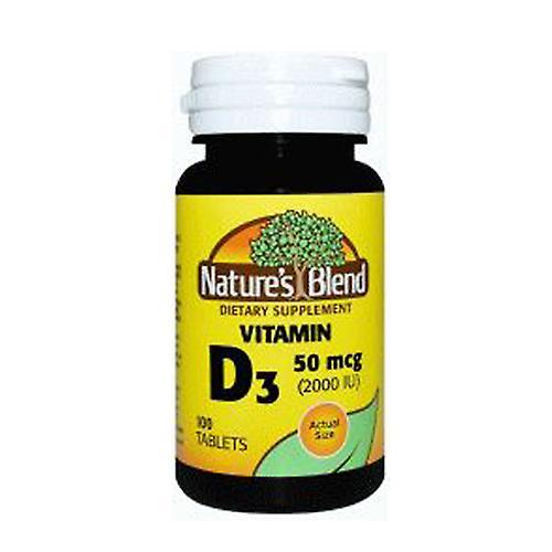 Nature's Blend Vitamin D3,50mcg (2000IU) ,100 Softgels (Pack of 1) on Productcaster.