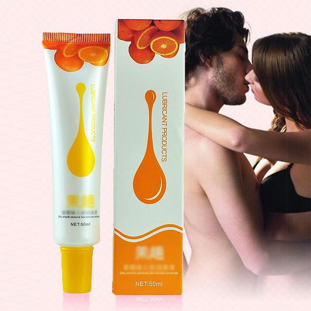 Peach/orange Lubricant Orgasm Gel Enhance Pleasure Rapid Sexual Stimulation Extend Sex Time Climax Erection 1/2pcs 50ml 1Pc on Productcaster.