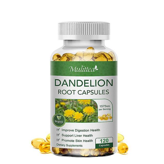 Visgaler Dandelion Root Capsule Healthy Clease Liver Kidney Digestion&water Balance For Detox Increase Immunity Supplements Diet 60pcs on Productcaster.