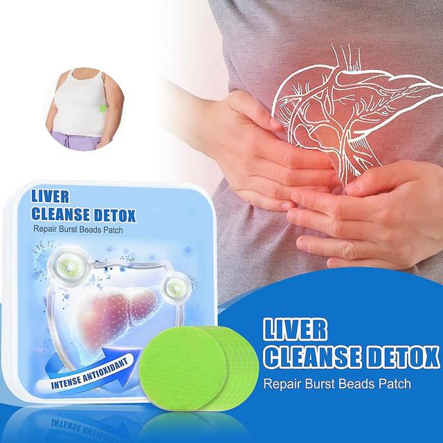 Intense Antioxidant Liver Cleanse Burst Beads Patch Pro, Liver Cleanse Detox, Support Liver Health And Kidney Health 1Box - 12pcs on Productcaster.