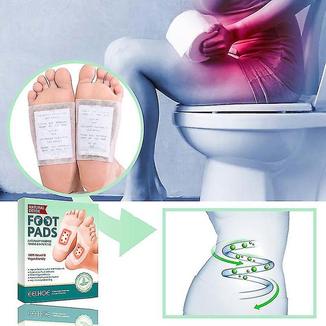 30pcs Detox Foot Patches Pads Body Toxins Feet Slimming Deep Cleansing Herbal on Productcaster.