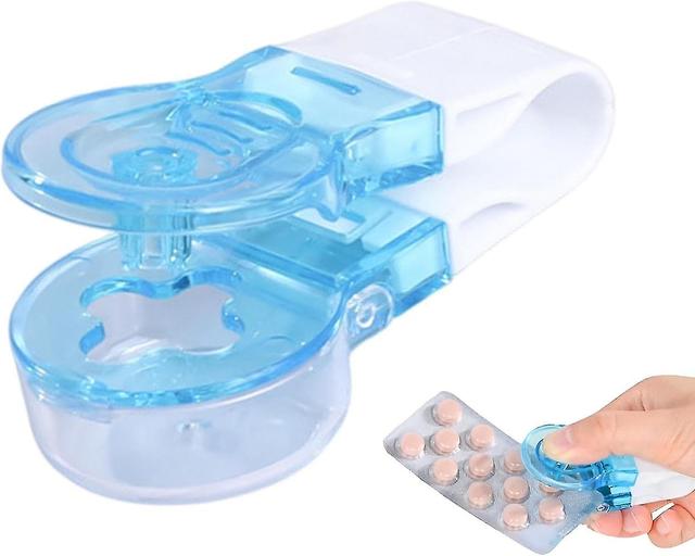 Portable Pill Taker, Pill Popper pour Blister Packs, 1/2/4/5 Pack Pill Maker Splitter avec boîte de rangement, outil d’assistance à l’ouvre-paquet ... on Productcaster.