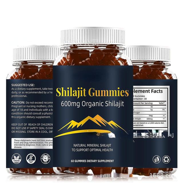 Exia Shilajit Gummies, 600 mg ekologisk Shilajit, Shilajit harts Gummies, Shilajit Supplement Shilajit Gummies Himalayan Organic on Productcaster.