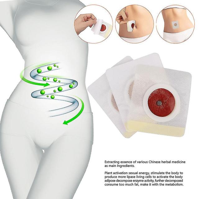 30pcs Healthy Detox Slimming Belly Pellet Detox Slimming Patch Natural Herbal Chinese Medicine Abdomen Patch For Fast Natural Skinny on Productcaster.