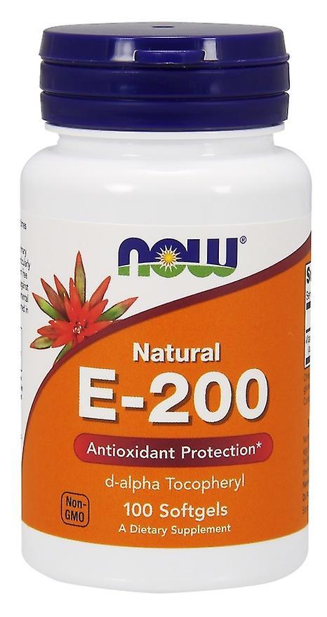 Now Foods Vitamin E-200 IU d-alpha 100 Softgels 733739008251 on Productcaster.