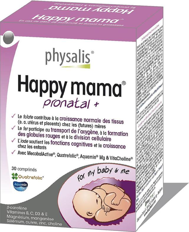 Physalis Happy Mamá Pronatal 30 tabliet on Productcaster.