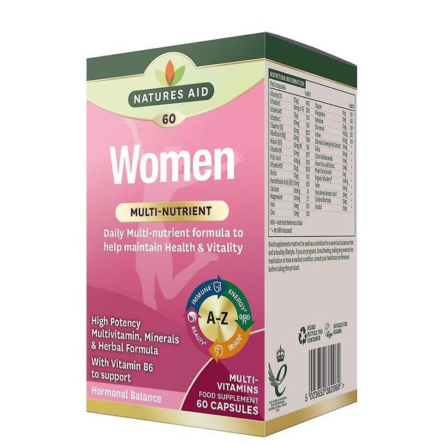 Natures aid women multi-nutrient 60's on Productcaster.