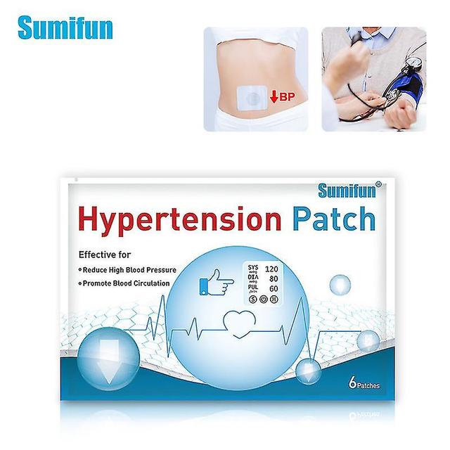 unbrand 6pcs/bag Chinese Anti Hypertension Patch Lower Blood Glucose Treatment Blood Sugar Balance Patch on Productcaster.