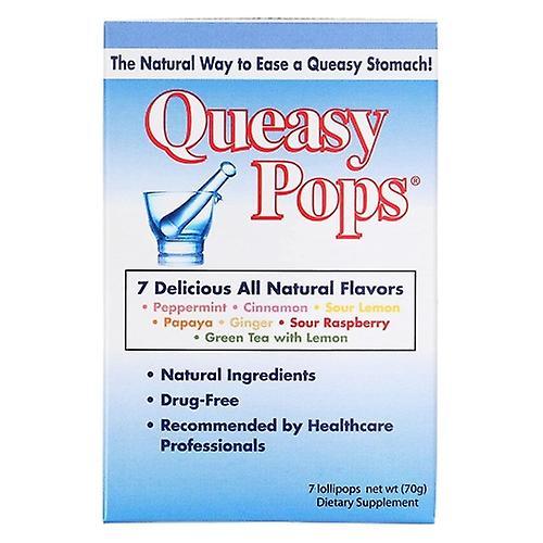 Three Lollies Tri lízanky Queasy Pops, Rôzne príchute 7 CT (balenie 4) on Productcaster.