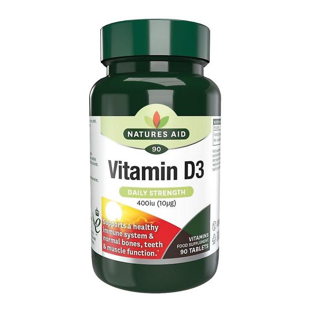 Natures Aid Vitamin D3 400iu, 90 Tablets on Productcaster.