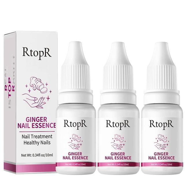 1-3 stks Ginger Nail Essence Antibacterieel Doden Schimmel Reparatie Etherische Olie -10ml 3pcs on Productcaster.