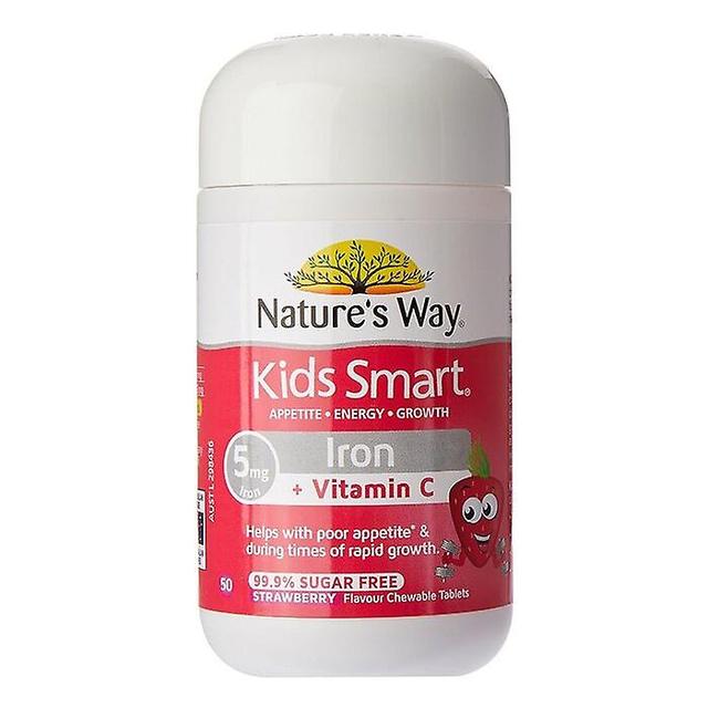 Nature's Way Kids Smart Iron And Vitamin C Chewable - 50 capsules on Productcaster.