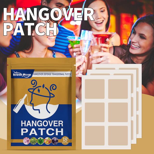 South Moon Vitamin Hangover Patch Relieves Discomfort After Drinking, Hangover Party Hangover Party Hangover Patch 18pcs on Productcaster.