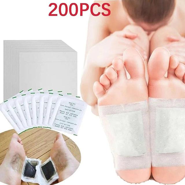 Ninesun 200PCS Foot Sticker Detox Foot Pads Organic Herbal Cleansing Patches Body Toxin Detoxification Feet Pad on Productcaster.