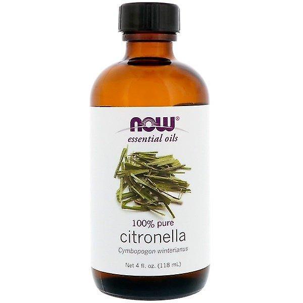 NOW Foods Nu fødevarer, æteriske olier, Citronella, 4 fl oz (118 ml) on Productcaster.