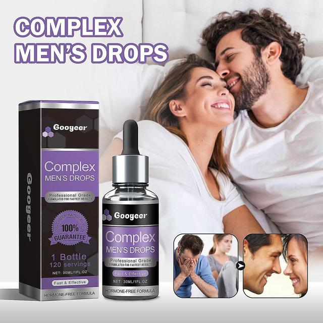 Complex Men's Drops, 2024 Upgraded Complex Mens Drops, Secret Drops for Strong Men, Secret Happy Drops, Prostadine Drops for Prostate Health KR 2pcs on Productcaster.