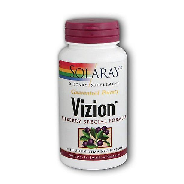 Solaray vizion bilberry special formula 90 capsules on Productcaster.