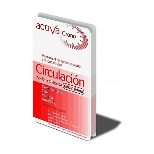 Activa chrono circulation 15 vegetable capsules on Productcaster.