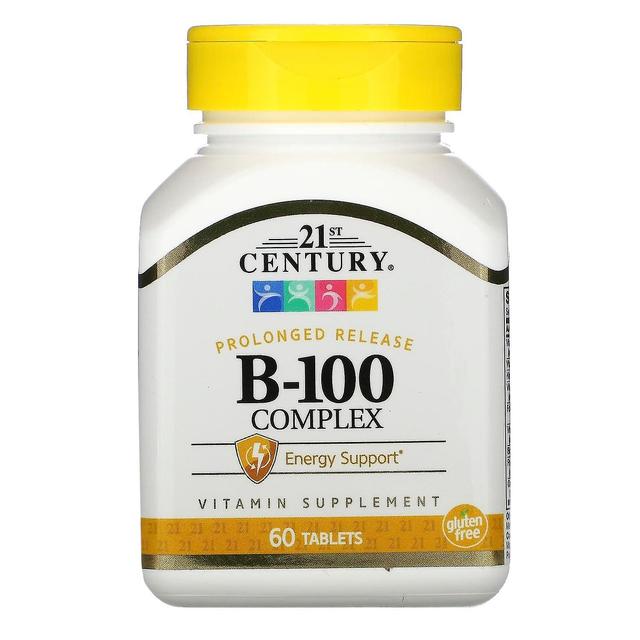 21st Century, B-100 Complex, Prolonged Release, 60 Tablets on Productcaster.