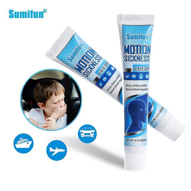 Coscelia 20g Sumifun Motion Sickness Cream Natural Herbal Anti-motion Sickness Dizziness Produit Pommade pour voyage Nausées Vomissements Utilisation on Productcaster.