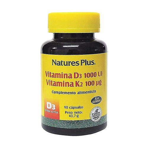 Nature's Plus Vitamín D3 Vitamín K2 90 kapsúl on Productcaster.