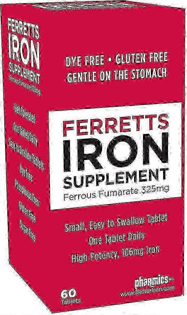 Ferretts iron supplement, tablets, 60 ea on Productcaster.