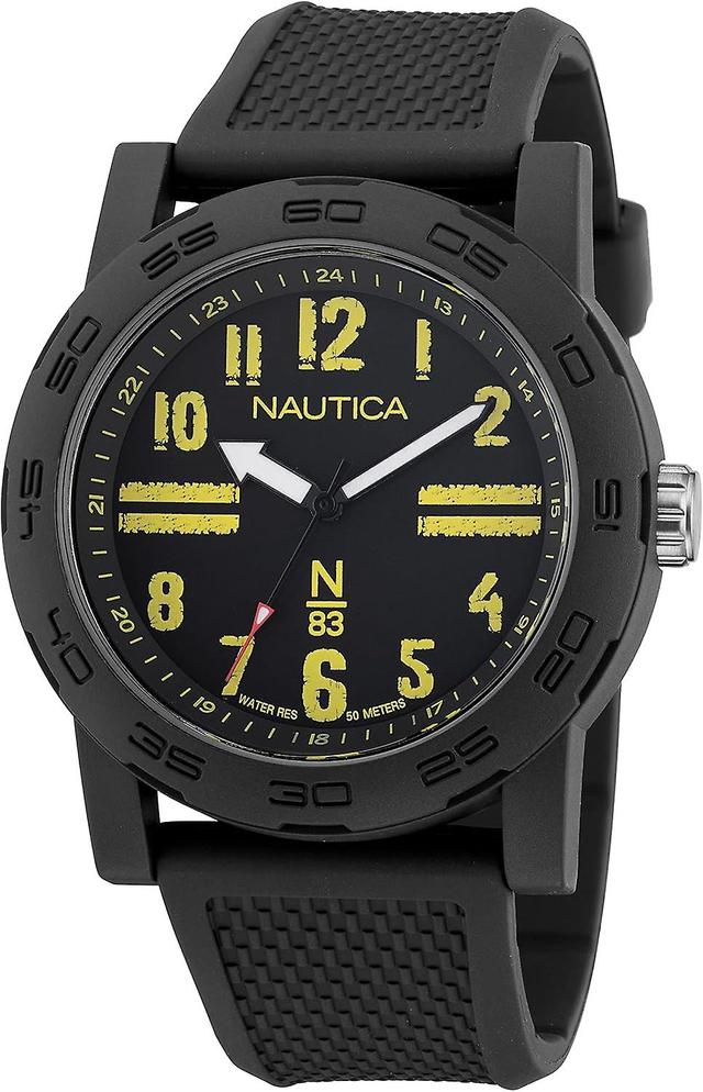 Nautica herenhorloge NAPATS303 zwart on Productcaster.