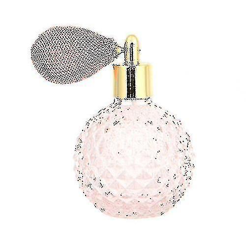 100ml Women Vintage Perfume Bottle Short Spray Atomizer Refillable Empty Glass Bottle on Productcaster.